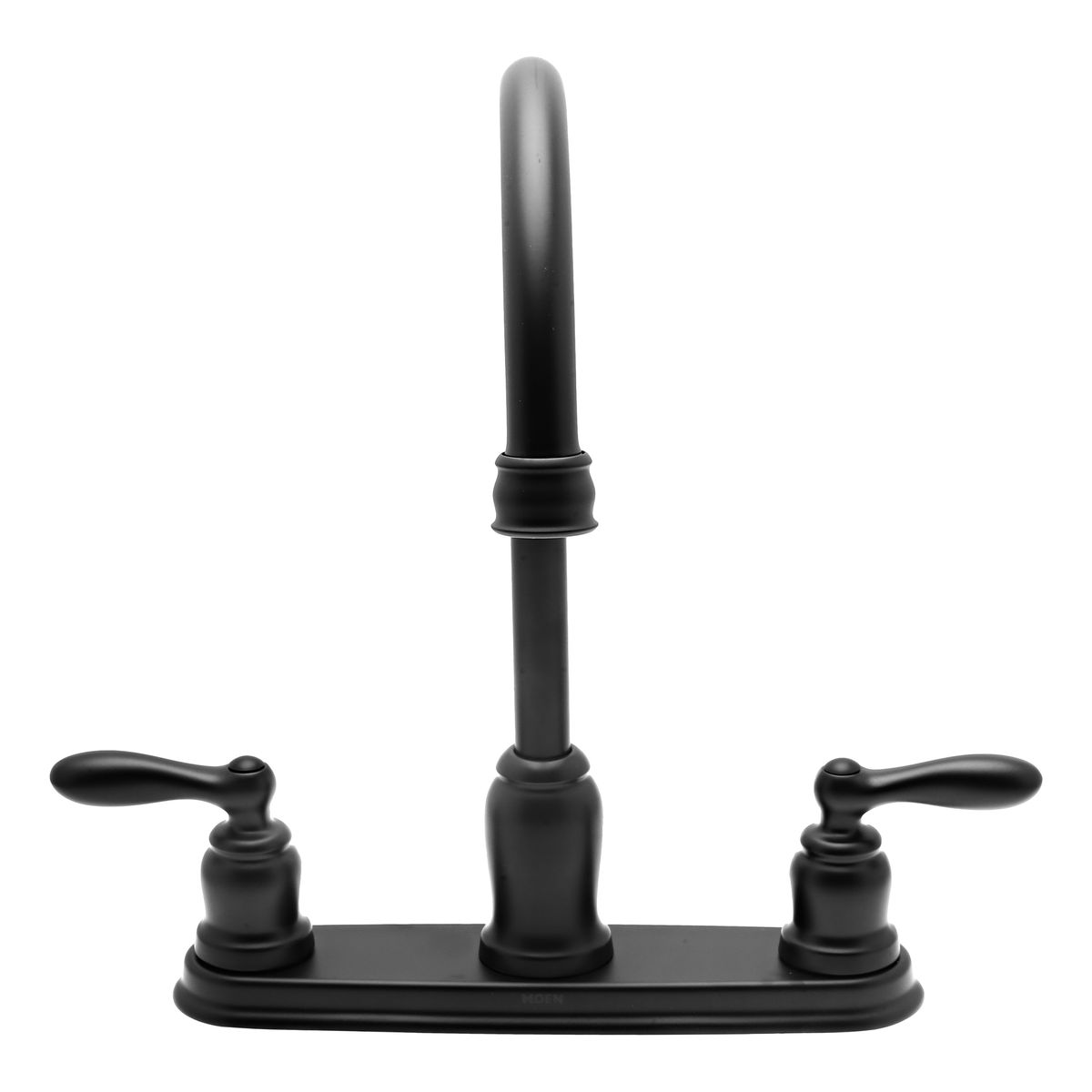 Grifo duomando de cocina caldwell negro mate