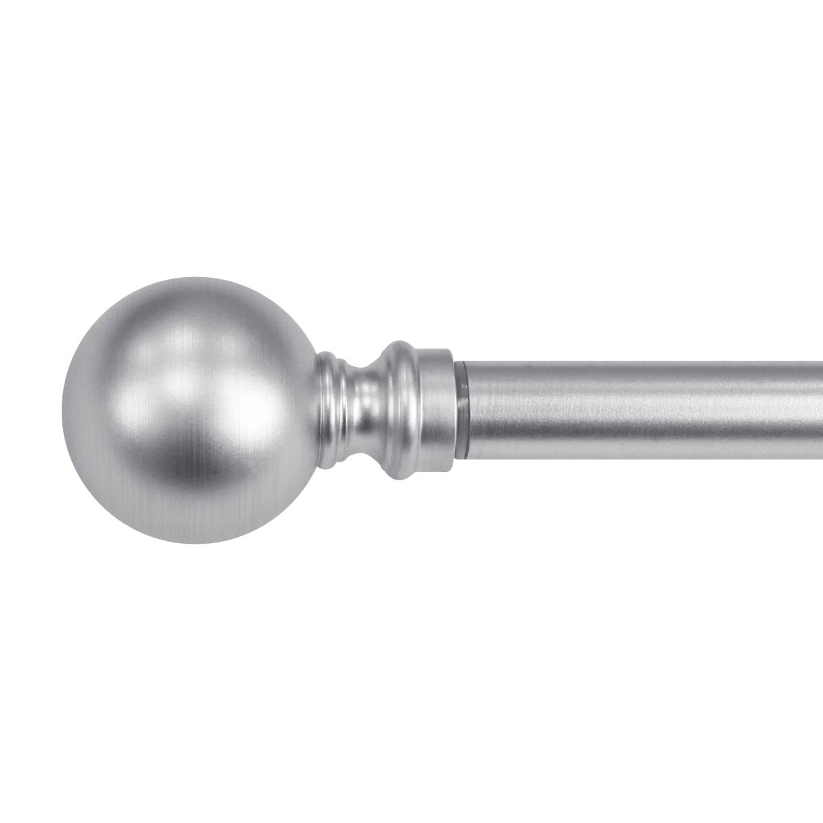 Set cortinero bola plata 1.9 1.67-3.04 m