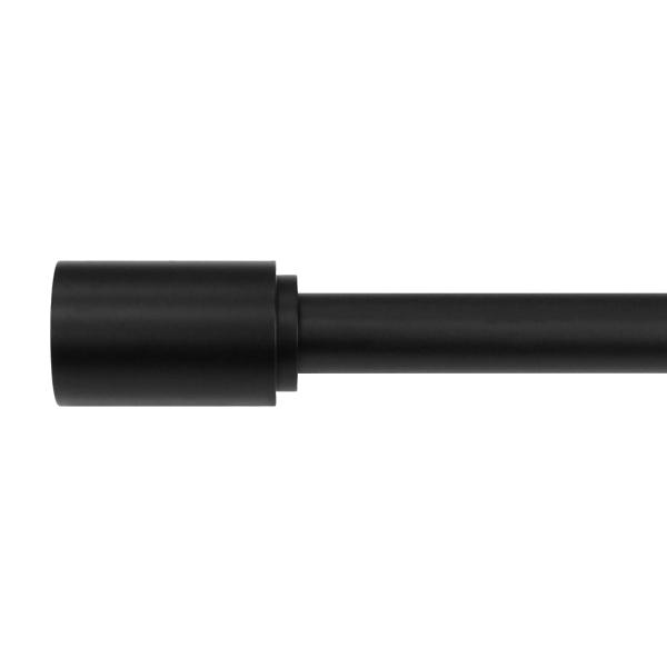 SET CORTINERO 3/4" DE 0.91 - 1.67 M NEGRO MATE