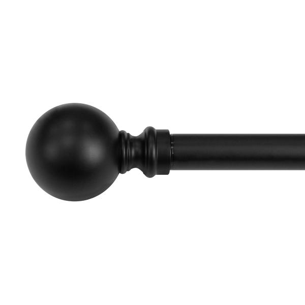 SET CORTINERO BOLA NEGRO 1.9 CON LARGO 1.67-3.04 M