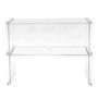 SET DE 2 ORGANIZADORES APILABLES 27 X 9.4 X 11 CM TRANSPARENTE