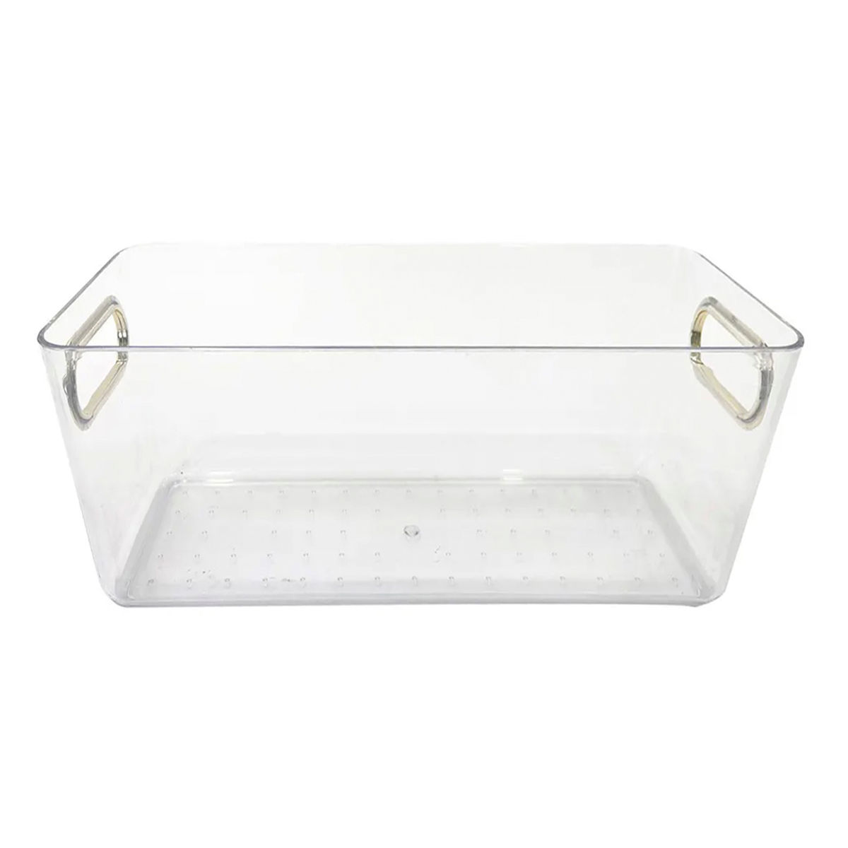 Gaveta con agarraderas 30.5 x 22 x 14.4 cm transparente