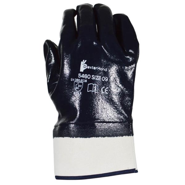 GUANTE PARA TRABAJOS PESADOS Y MTTO DE NITRILO 5460