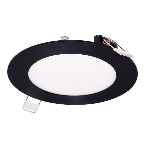 LUMINARIO LED PARA TECHO FLAT 5 PULGADAS COLOR NEGRO