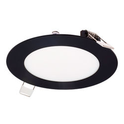 LUMINARIO LED PARA TECHO FLAT 5 PULGADAS COLOR NEGRO