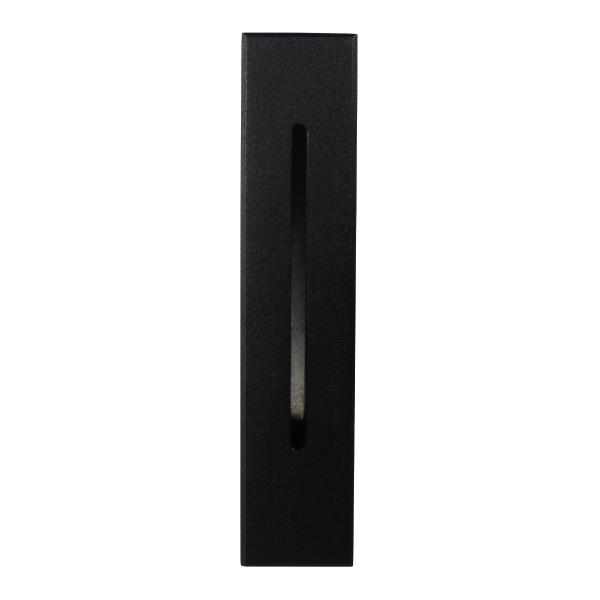 LAMPARA DE CORTESIA LED, EMPOTRAR EN MURO 3W NEGRO