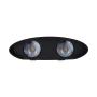 LAMPARA LED DE SOBREPONER EN MURO NEGRO 4 W 3000 K