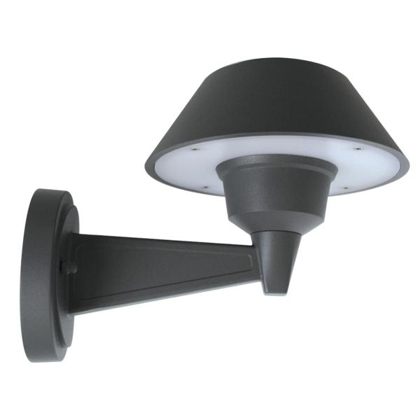 ARBOTANTE LED DE SOBREPONER EN MURO 8W, LUZ CALIDA