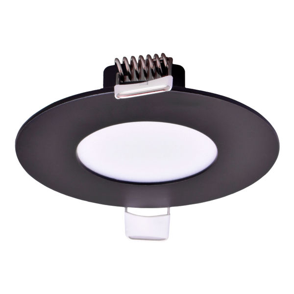 LUMINARIO LED PARA TECHO FLAT 3 PULGADAS COLOR NEGRO