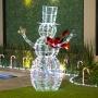MONO DE NIEVE ILUMINADO IRIDISCENTE 1.8M