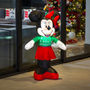 INFLABLE NAVIDEÑO ILUMINADO DE MINNIE MOUSE 1.07 M X 69 X 45 CM