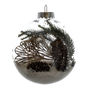 COLGANTE NAVIDEÑO ESFERA TRANSPARENTE 15 x 15 x 7 cm 2 ESTILOS