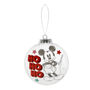 COLGANTE NAVIDEÑO DISNEY ESFERA MICKEY MOUSE TRANSPARANTE 14.5 X 5.6 CM