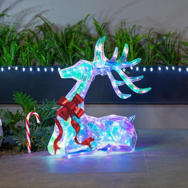 RENO ILUMINADO IRIDISCENTE 1 METRO