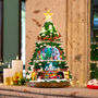 DECORACIÓN DE VILLA NAVIDEÑA DE ÁRBOL ILUMINADA 46 CM CON SONIDO Y MOVIMIENTO