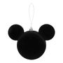 ESFERA NAVIDEÑA DISNEY CABEZA MICKEY MOUSE NEGRO 15.5 X 12 CM