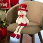 PELUCHE MONO DE NIEVE ROJO 55CM