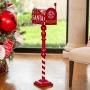 BUZÓN METÁLICO DECORATIVO 1 M ROJO
