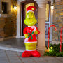 INFLABLE NAVIDEÑO ILUMINADO 1.98 M X 92 CM GRINCH