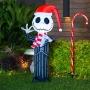 INFLABLE NAVIDEÑO JACK SKELLINGTON 1.5 M CON LUZ