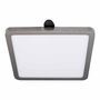 LUMINARIO EMPOTRADO EN TECHO 5" DE 12W CON LUZ AJUSTABLE GRIS
