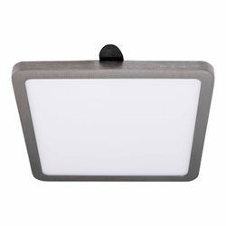LUMINARIO EMPOTRADO EN TECHO 5" DE 12W CON LUZ AJUSTABLE GRIS