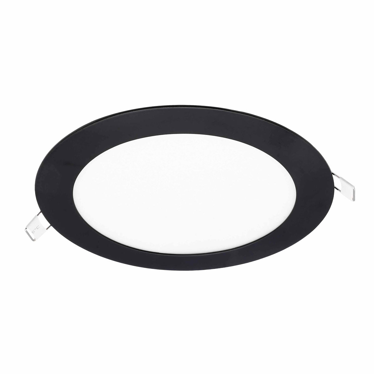 Luminario led para techo flat 6 pulgadas color negro