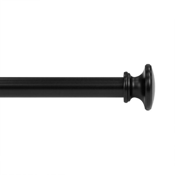 SET CORTINERO EN BARRA 4.85 X 220.09 CM NEGRO MATE