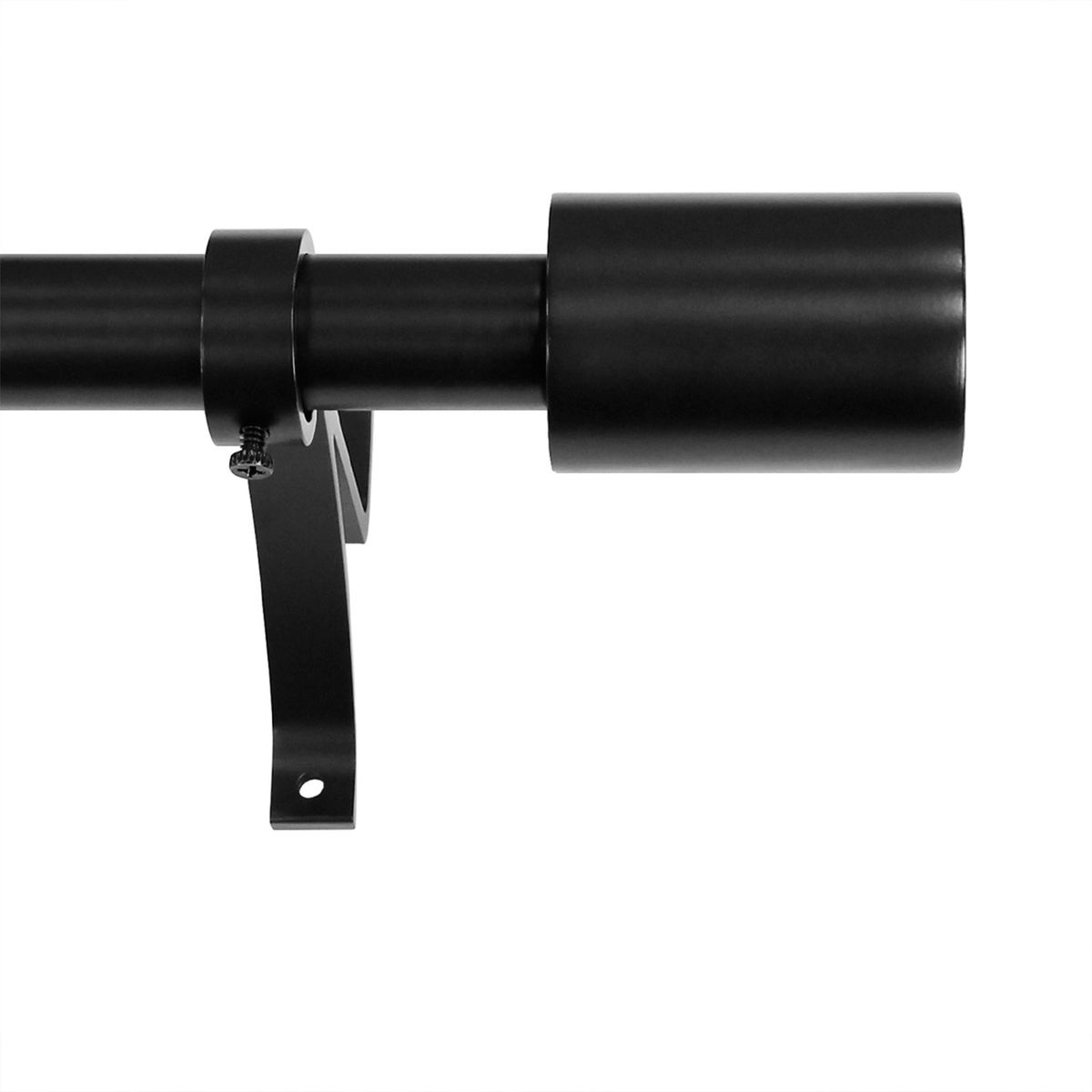 Set cortinero en barra 8 x 378.76 cm negro