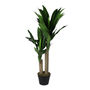PLANTA ARTIFICIAL DE POLIETILENO DRACENA 90 X 30 CM CON MACETA DE CEMENTO