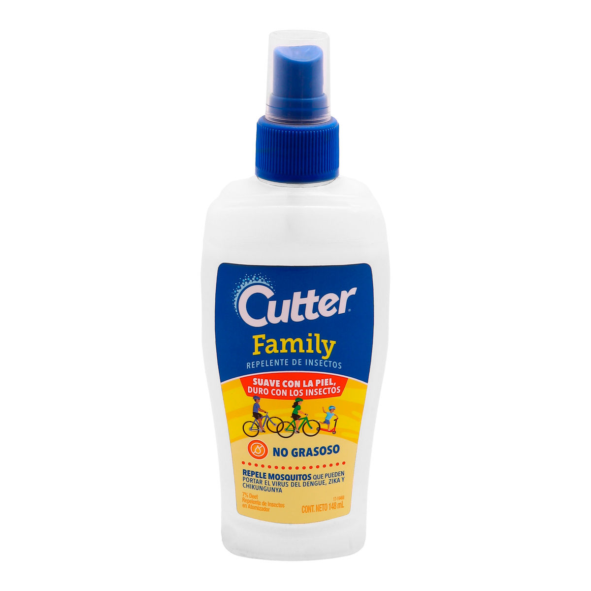 Repelente de insectos en atomizador 148 ml transparente cutter