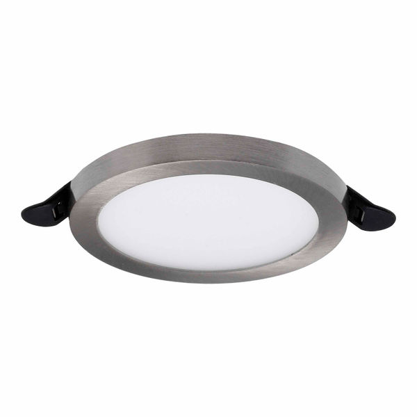 LUMINARIO LED EMPOTRADO COLOR PLATEADO