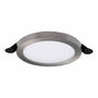 LUMINARIO LED EMPOTRADO COLOR PLATEADO