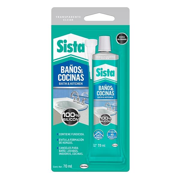 SISTA F101 BAÑOS Y COCINAS TRANSPARENTE 70 ML