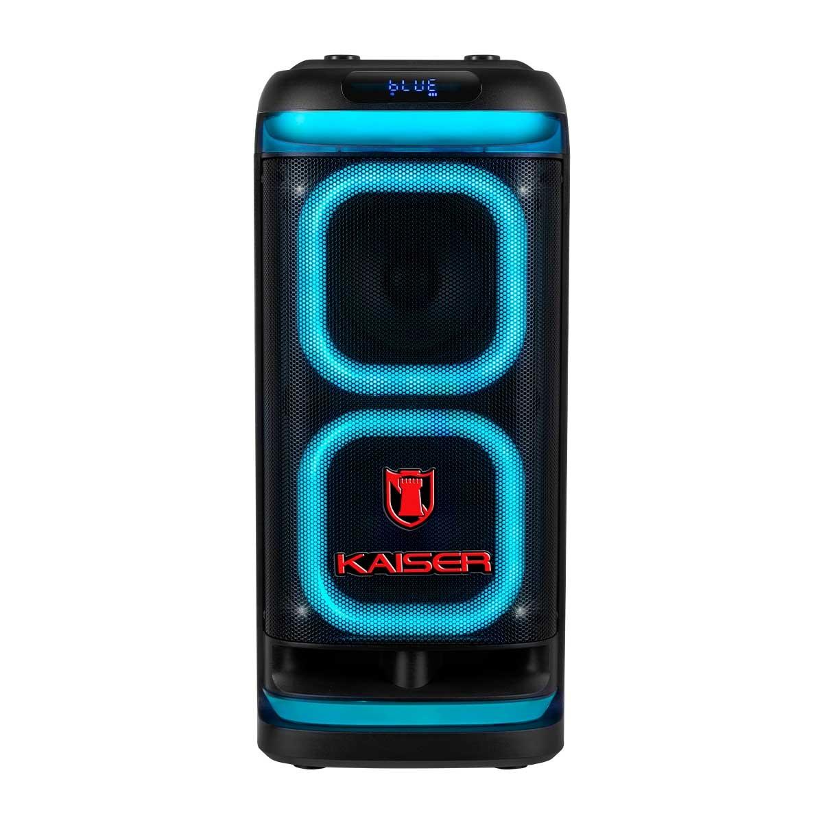 Bafle ksr luz led 2x6.5 pulgadas, bluetooth