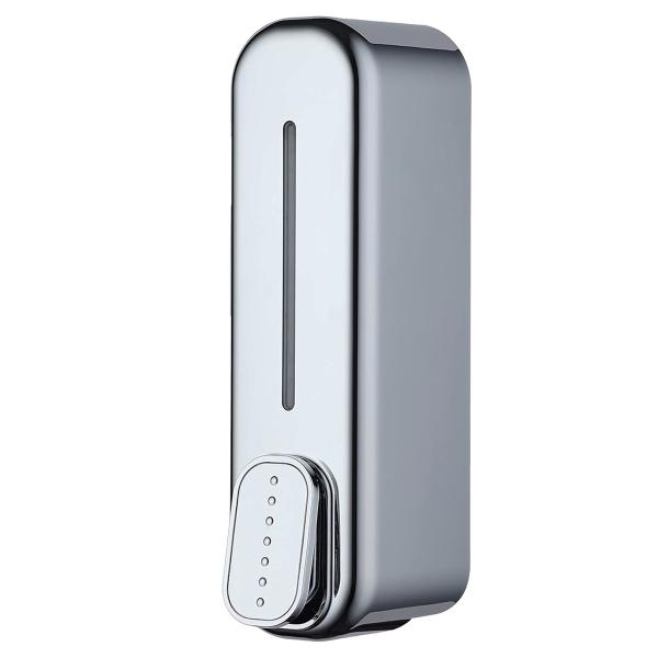 DISPENSADOR DE JABÓN LÍQUIDO CROMADO 350 ML