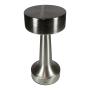LÁMPARA DE MESA LED RECARGABLE TÁCTIL LAMPARA DE 3 TEMPERATURAS, LUZ NOCTURNA COLOR PLATA