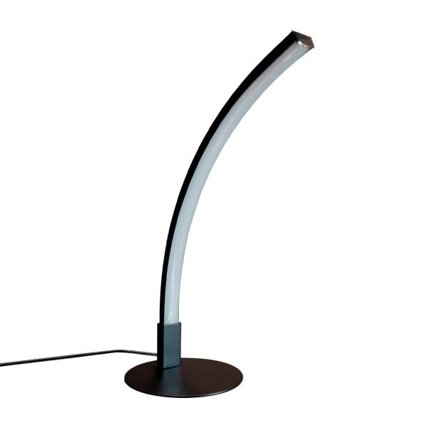 LÁMPARA DE ESCRITORIO LED 7W, LUZ CÁLIDA, DISEÑO MODERNO, IDEAL PARA LECTURA, RECAMARA, SALA, NEGRO