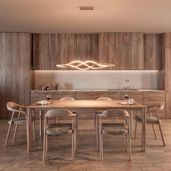 LÁMPARA COLGANTE, LUZ CÁLIDA, LÁMPÁRA ARAÑA, IDEAL PARA COMEDOR, ISLA DE COCINA, MODERNA