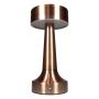 LÁMPARA DE MESA LED RECARGABLE TÁCTIL LAMPARA DE 3 TEMPERATURAS, LUZ NOCTURNA COLOR BRONCE