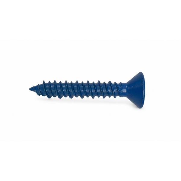 TORNILLOS CABEZA PLANA ACERO GALVANIZADO 1/4X1 1/2 CONCRETO PAQUETE DE 75 PIEZAS