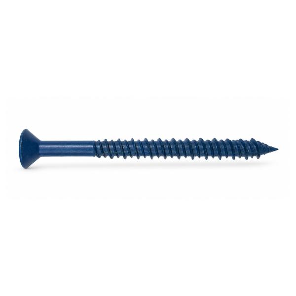 TORNILLOS CABEZA PLANA ACERO GALVANIZADO 1/4X2 3/4 CONCRETO PAQUETE DE 75 PIEZAS