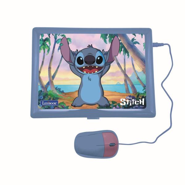 PORTATIL EDUCATIVO PARLANTE BILINGUE STITCH 124 ACTIVIDADES EN INGLES Y ESPAÑOL
