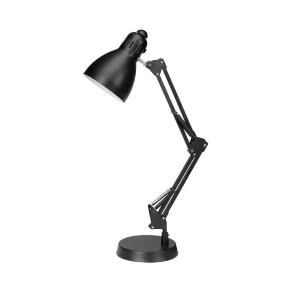 LAMPARA DE ESCRITORIO NEGRA AJUSTABLE 1 LUZ