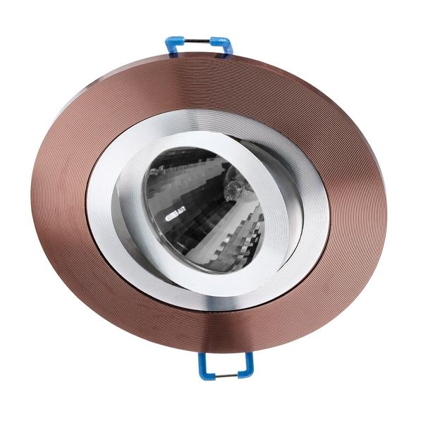 LUMINARIO EMPOTRADO DIRIGIBLE LUXE MR16GU 5.3 CON FOCO LED
