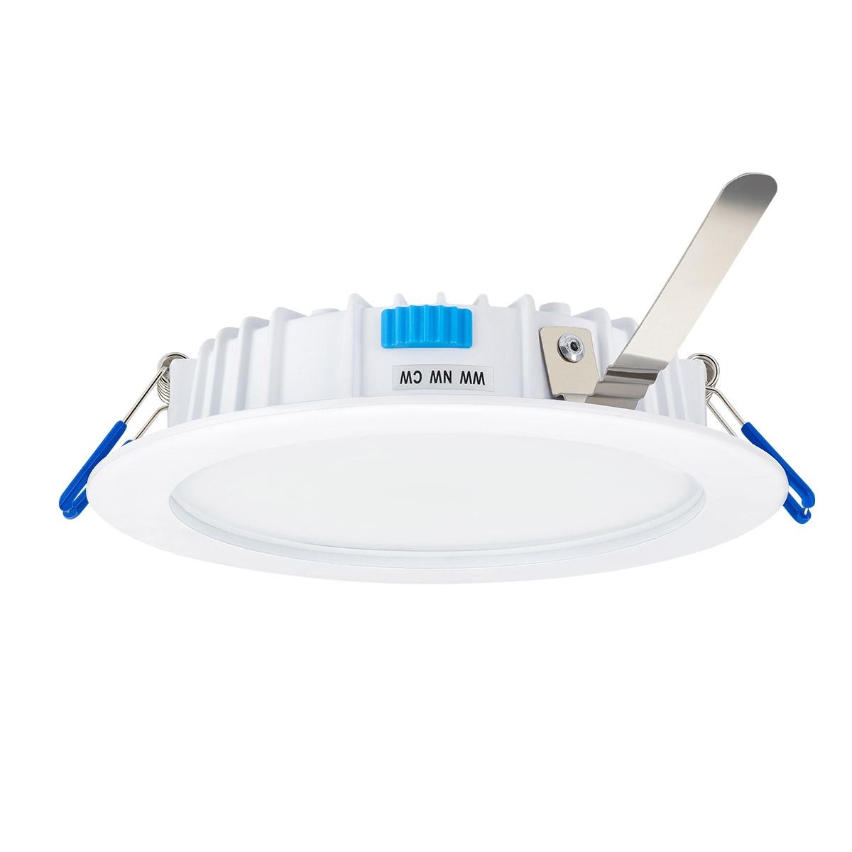 4pack luminario empotrado slim 5pg 12w c/u cct