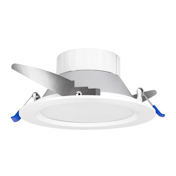 LUMINARIO EMPOTRADO EN TECHO 5" DE 12W CON LUZ AJUSTABLE BLANCO