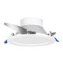 LUMINARIO EMPOTRADO EN TECHO 5" DE 12W CON LUZ AJUSTABLE BLANCO