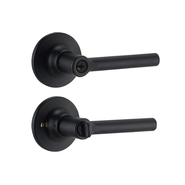 MANIJA MODERNA PARA ENTRADA -LATÓN NEGRO MATE