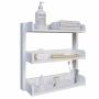 REPISA PARA BAÑO 3 NIVELES BLANCO